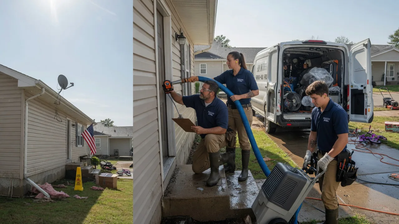 Ceiling Water Damage Restoration in Elizabeth, MN near me